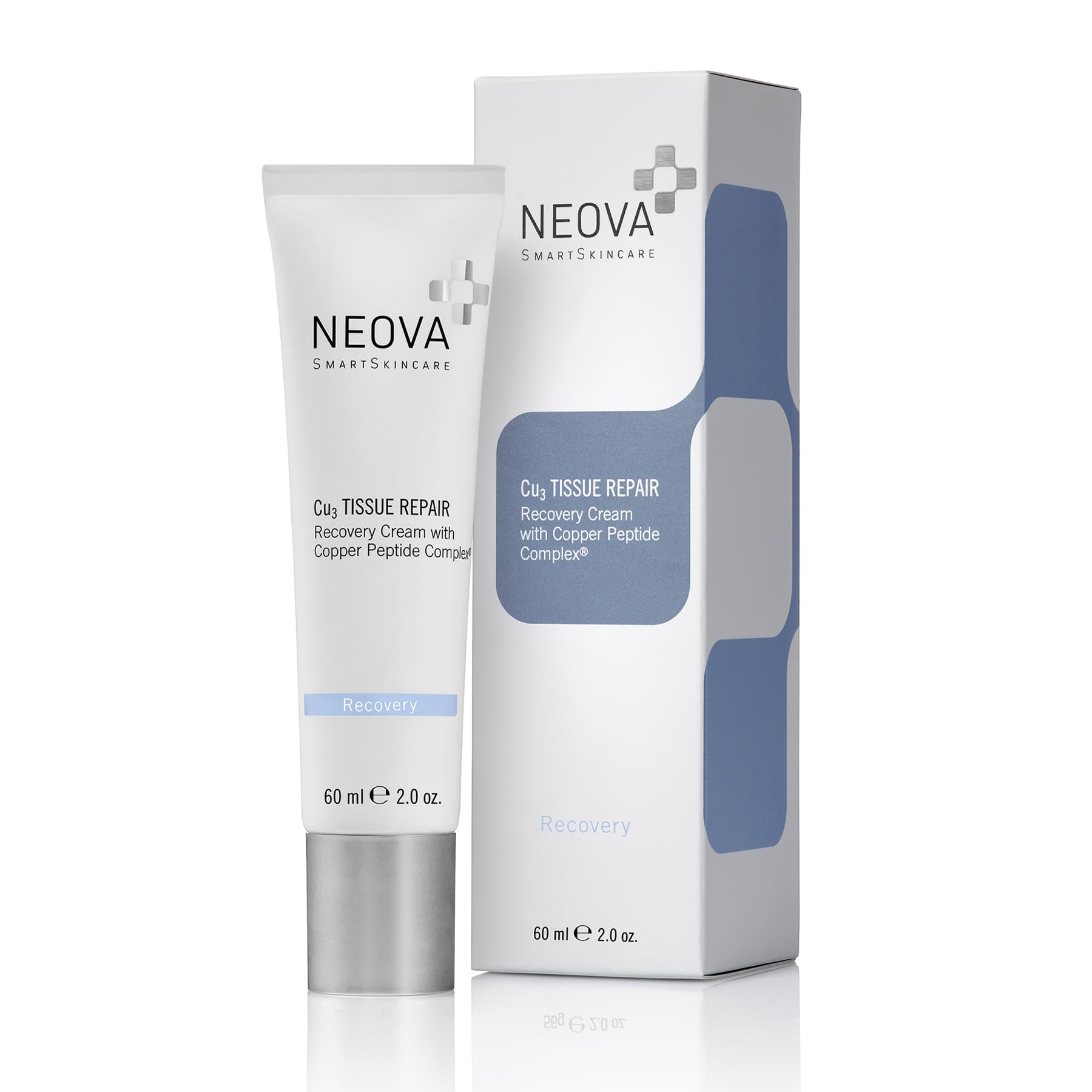 NEOVA Cu3 Crème-tube 56 g avec texture riche pour apaiser la peau.