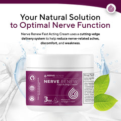 NERVE RENEW mentol, efecto refrescante al aplicar.
