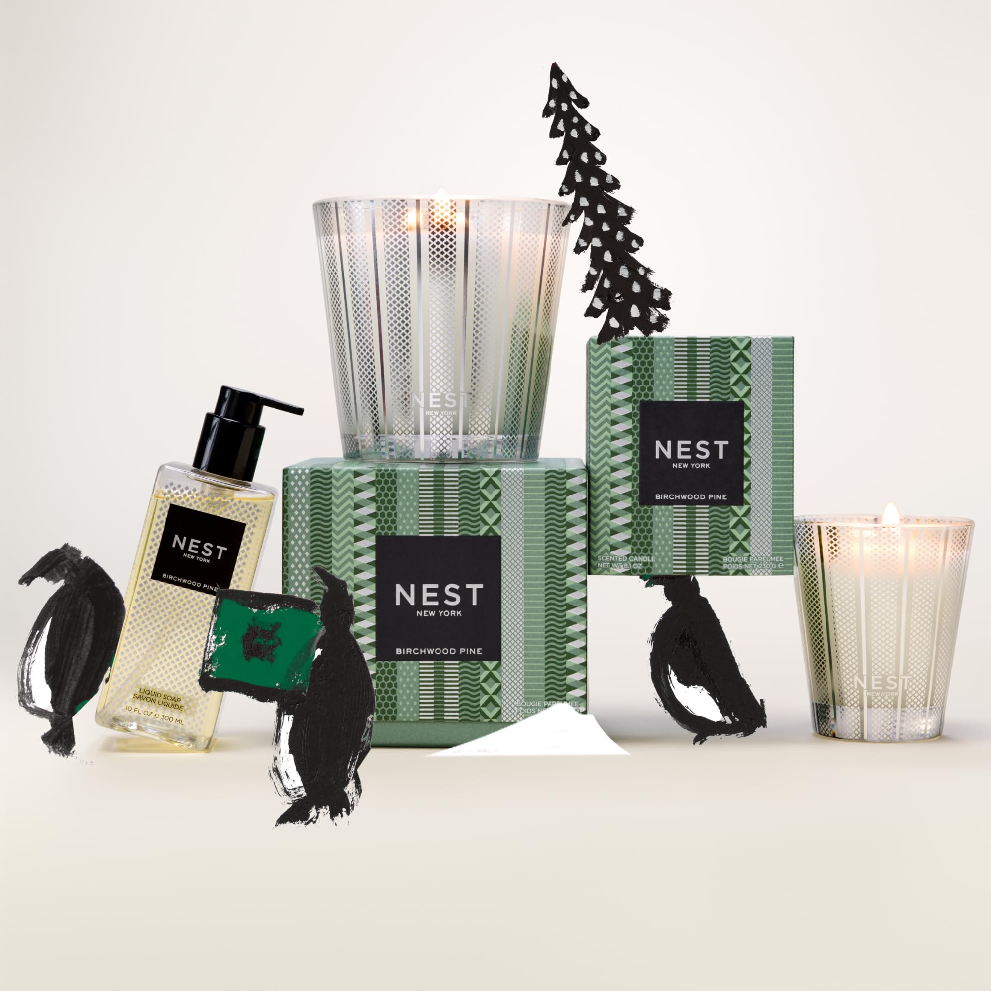 Jabón líquido NEST New York Birchwood Pine aroma envolvente para uso diario