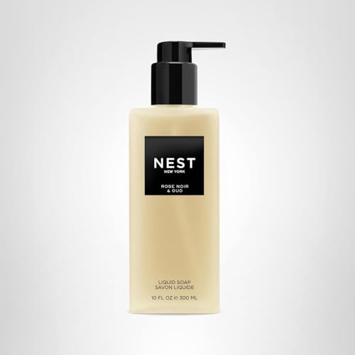 NEST New York Savon Liquide Rose Noir et Oud — parfum enveloppant pour chaque rituel douche.