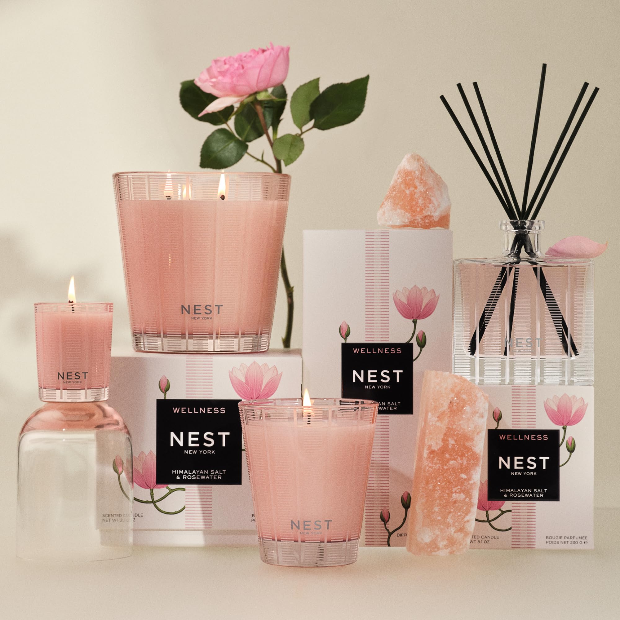 Design minimaliste du savon Nest New York dans la salle de bain
