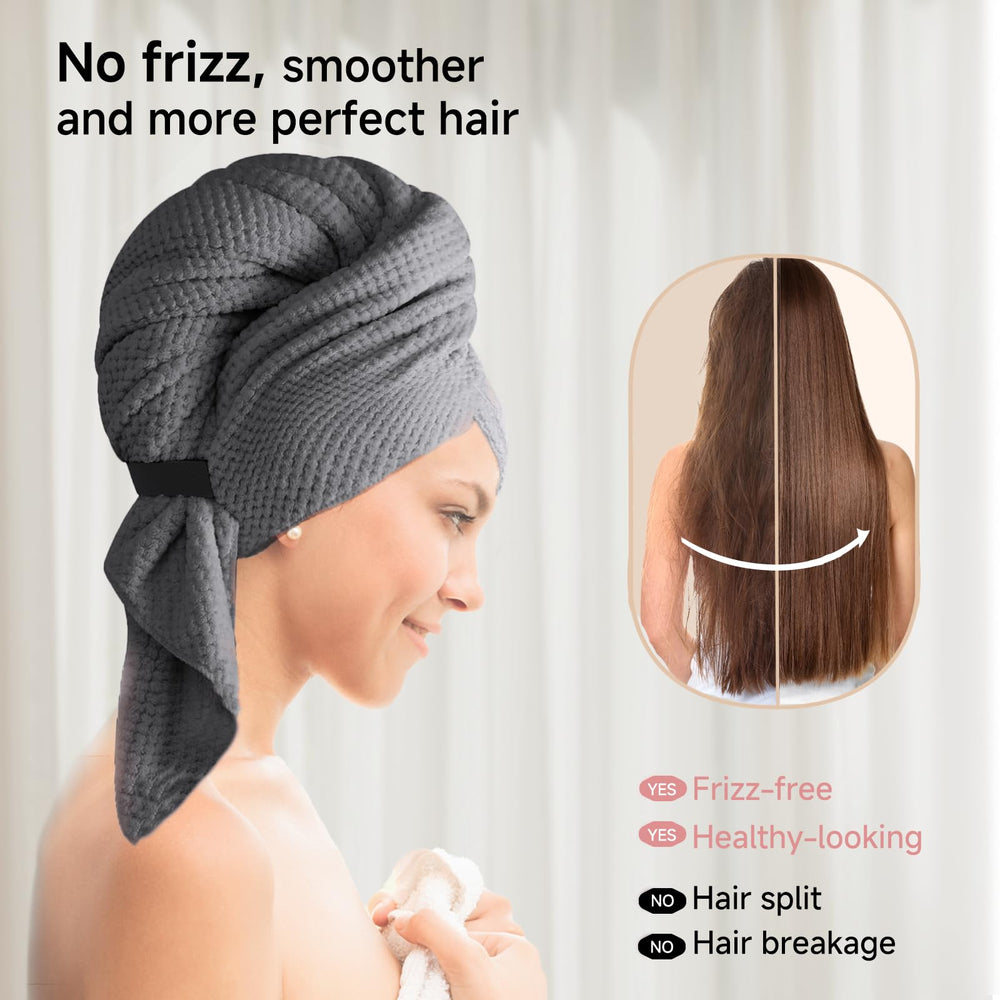 Netcken: toalla para cabello largo, seca y protege sin esfuerzo