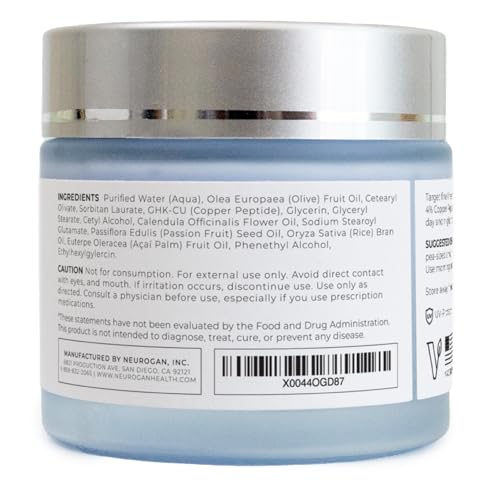 Texture légère de la Crème Neurogan GHK-Cu prête à l’application