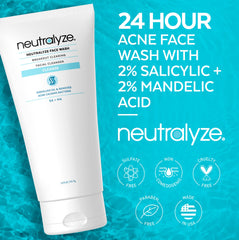 Espuma limpiadora de Neutralyze, sensación fresca al aplicar.