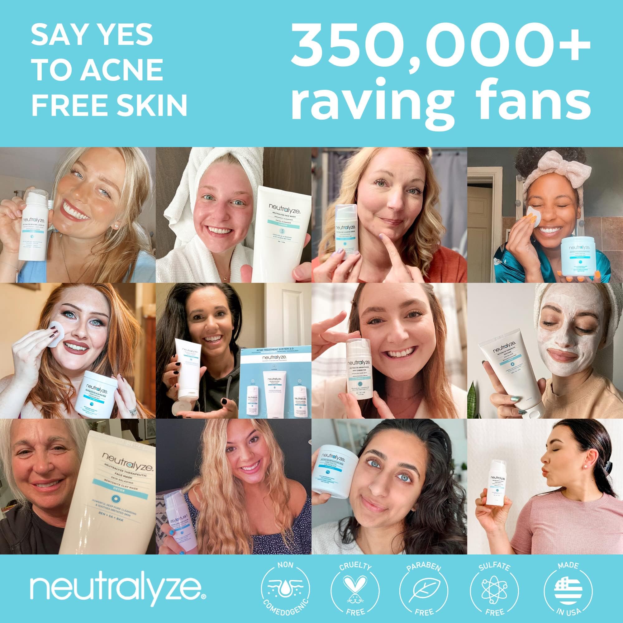Neutralyze tratamiento para múltiples condiciones de piel: rosácea y dermatitis.