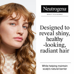 Neutrogena champú exfoliante, cabello brillante y libre de residuos
