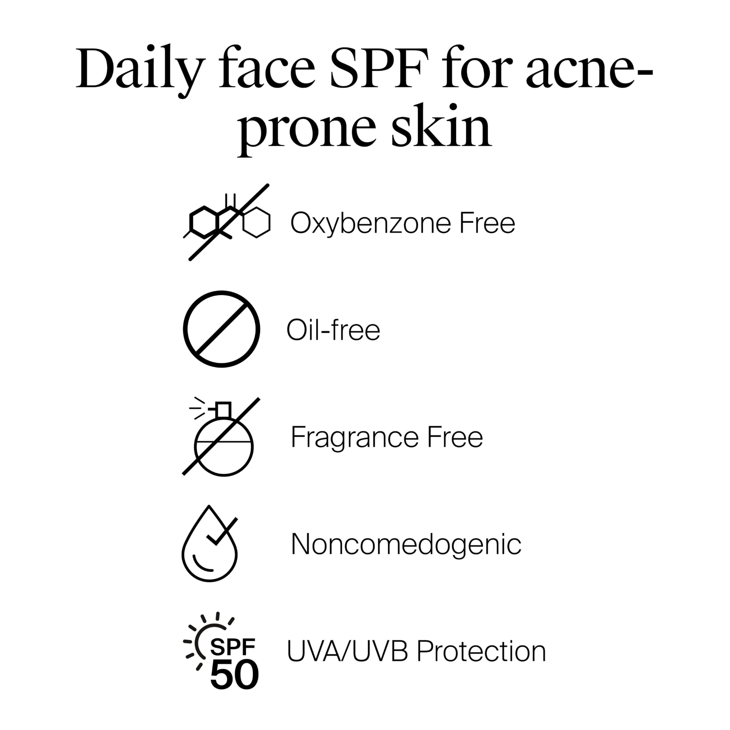 Fórmula de Neutrogena sin aceite y fragancias, adecuada para piel sensible.