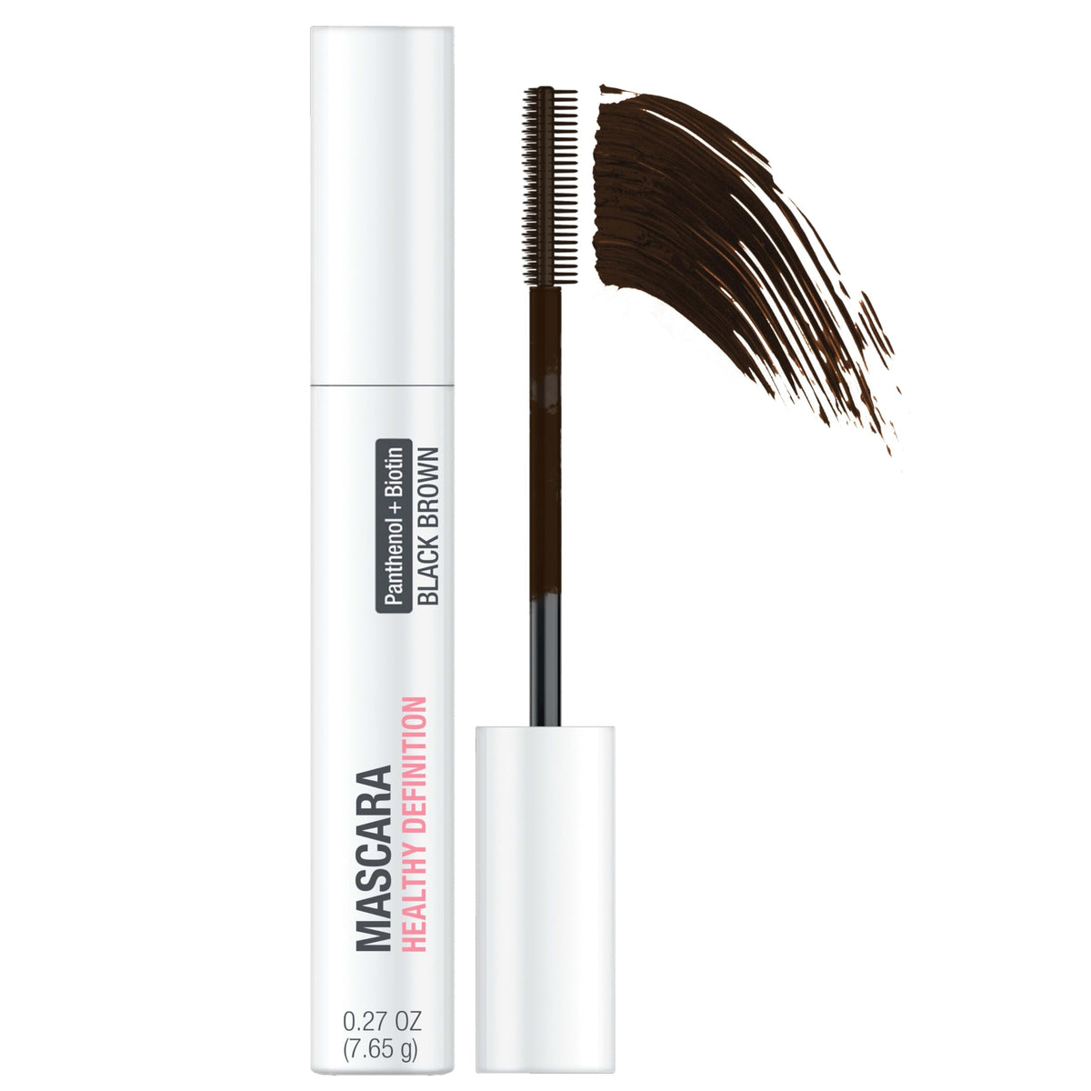 Neutrogena Healthy Definition Mascara tube in Black Brown defines lashes