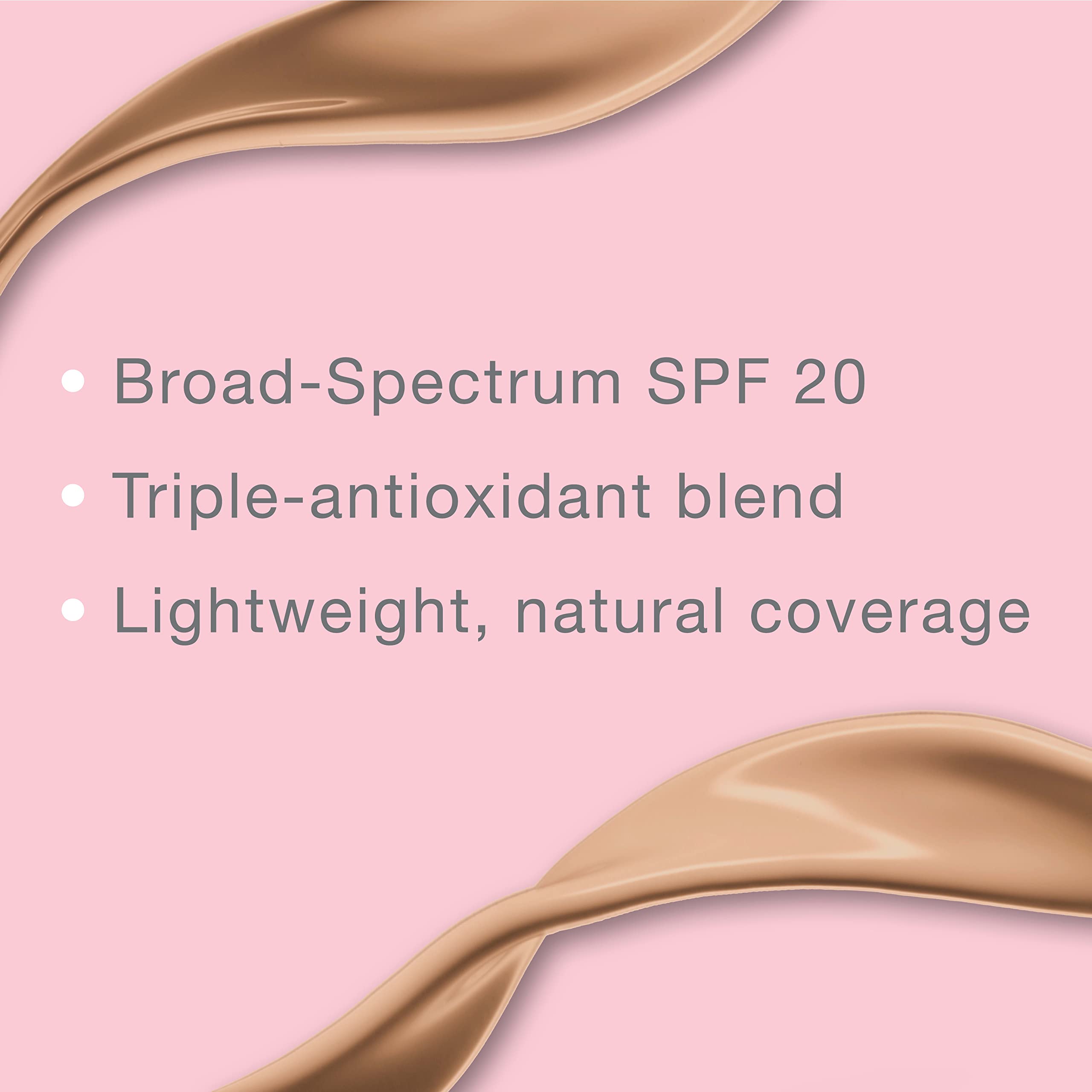 Swatch on cheek showing natural finish and blend capability.