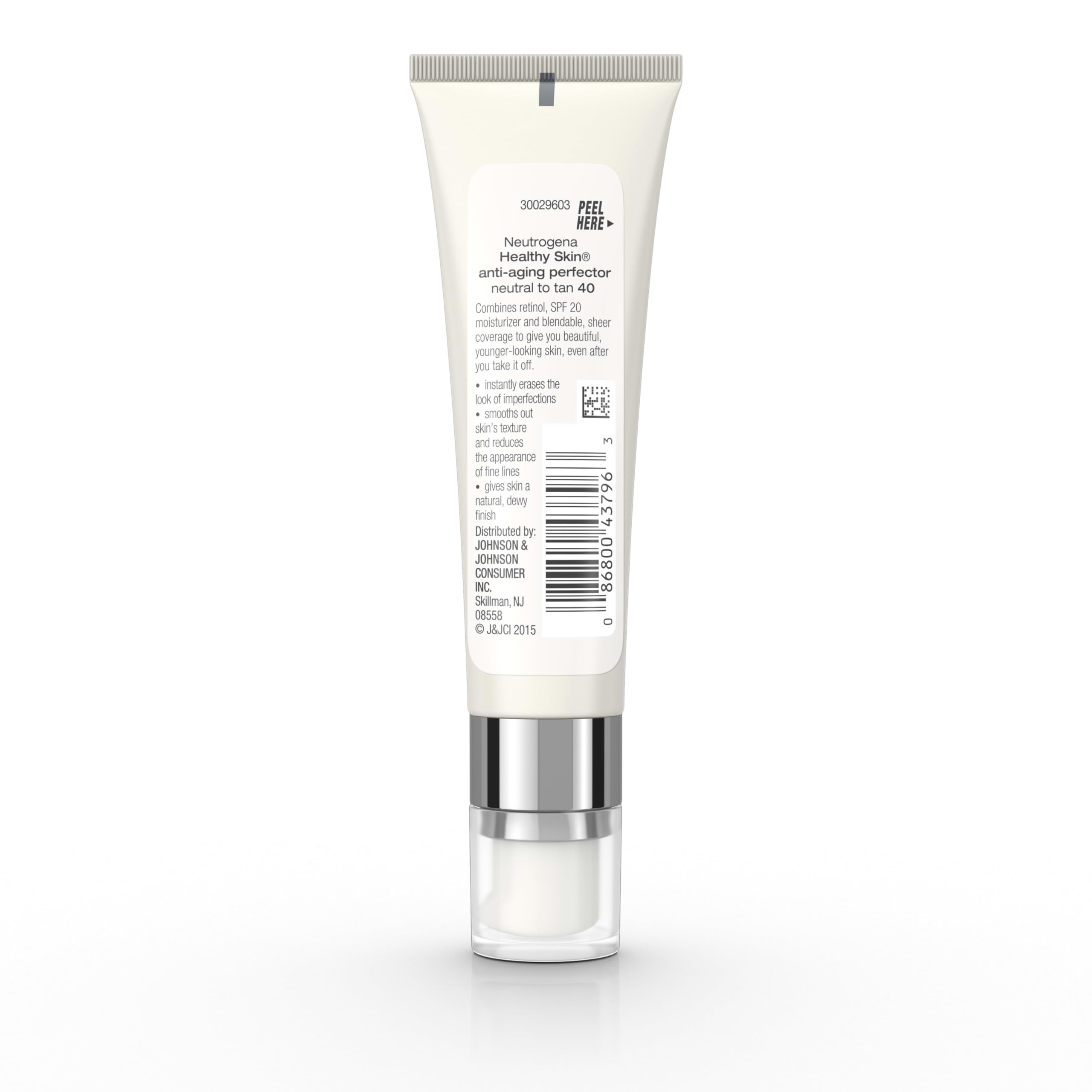 Neutrogena Healthy Skin Perfector unifica tonos para piel uniforme.