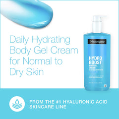 Close up texture reveals lightweight gel cream for dry skin
