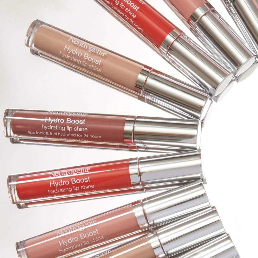 Neutrogena Hydro Boost Brillo Labial Coral Sonrojado aporta color y brillo.