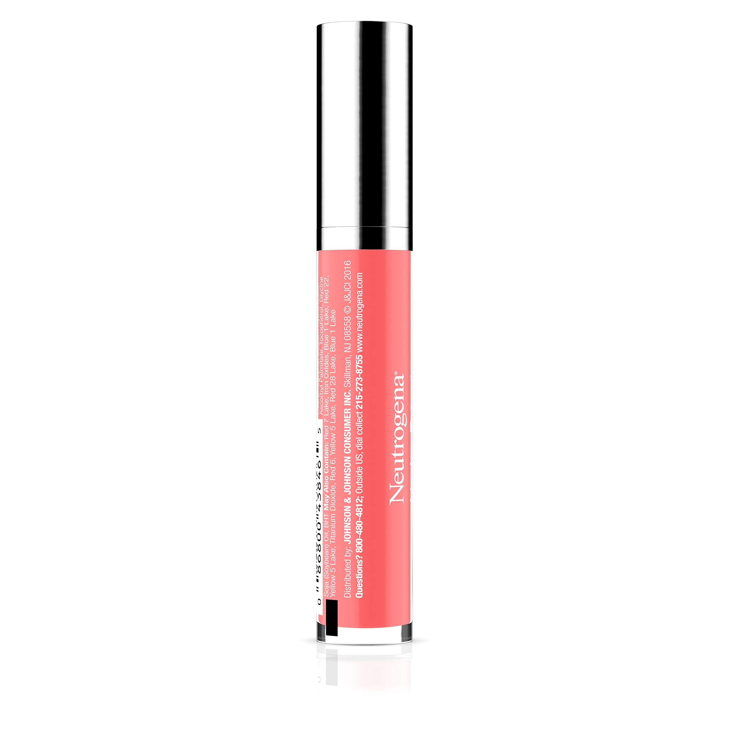 Neutrogena Brillo Labial Color Vibrante para un look radiante.