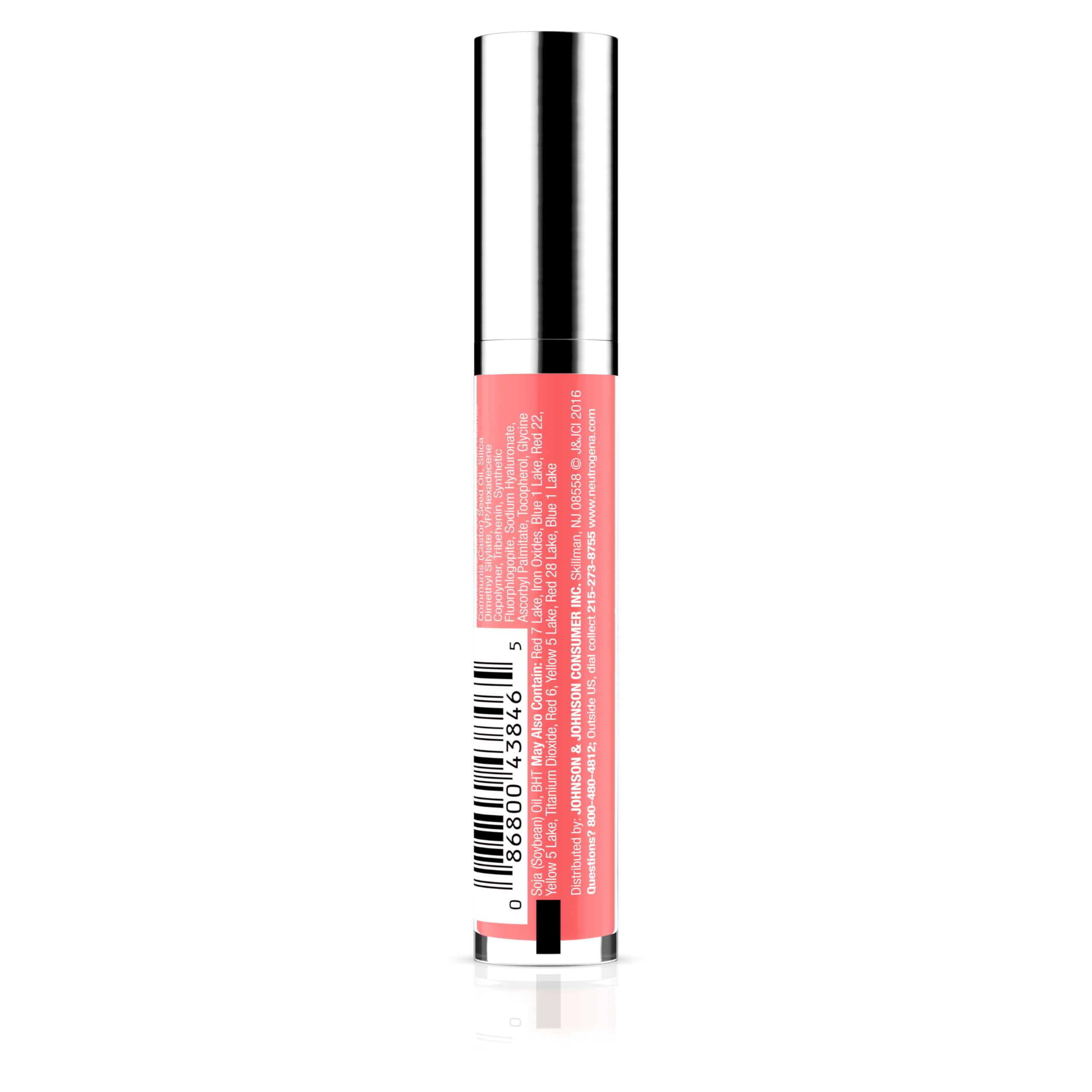 Neutrogena Hydro Boost Brillo Labial mantiene hidratación por 24 horas.