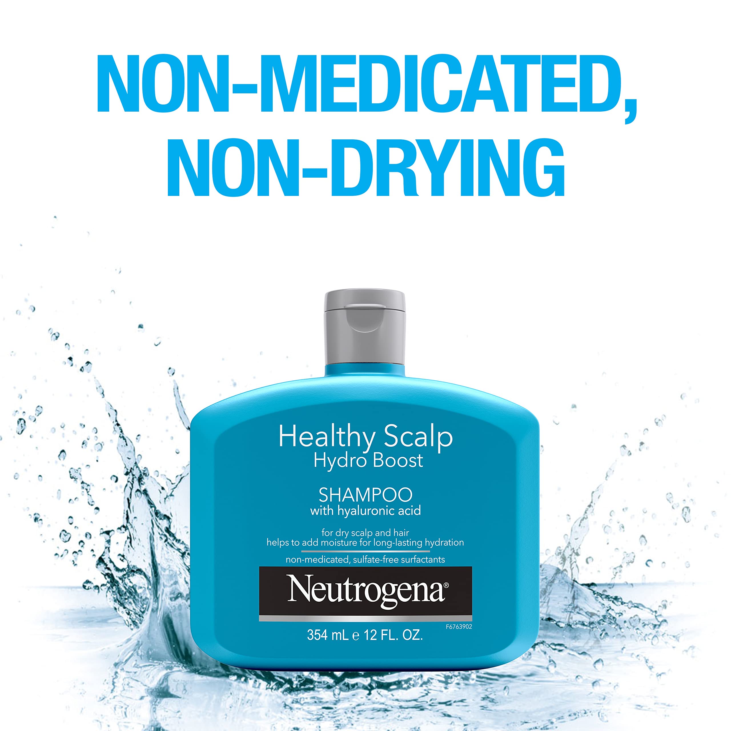 Cabello seco recibiendo hidratación suave y suavidad con Hydro Boost