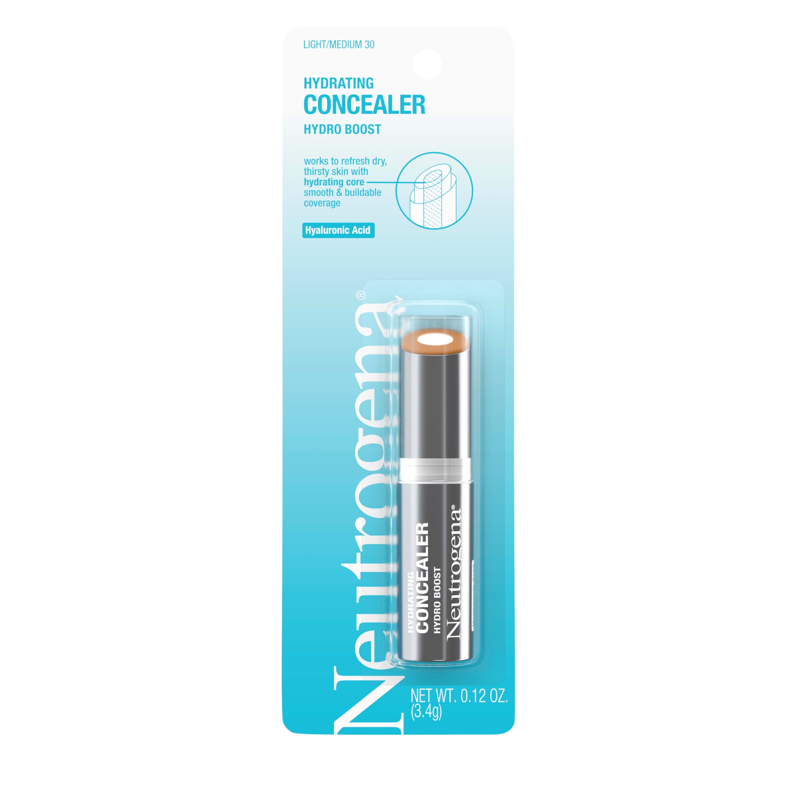 Fórmula sin aceite del concealer Hydro Boost para piel sensible