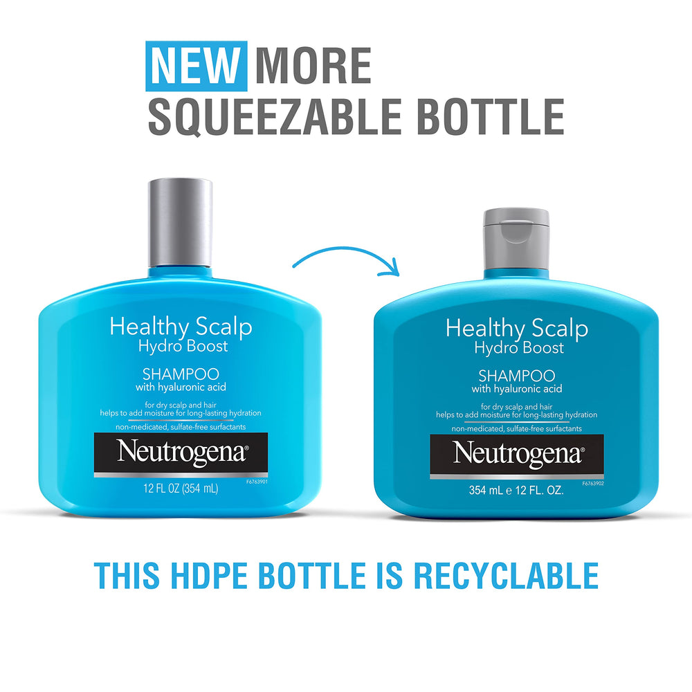 Etiqueta de Neutrogena Hydro Boost destacando hidratación y pH equilibrado