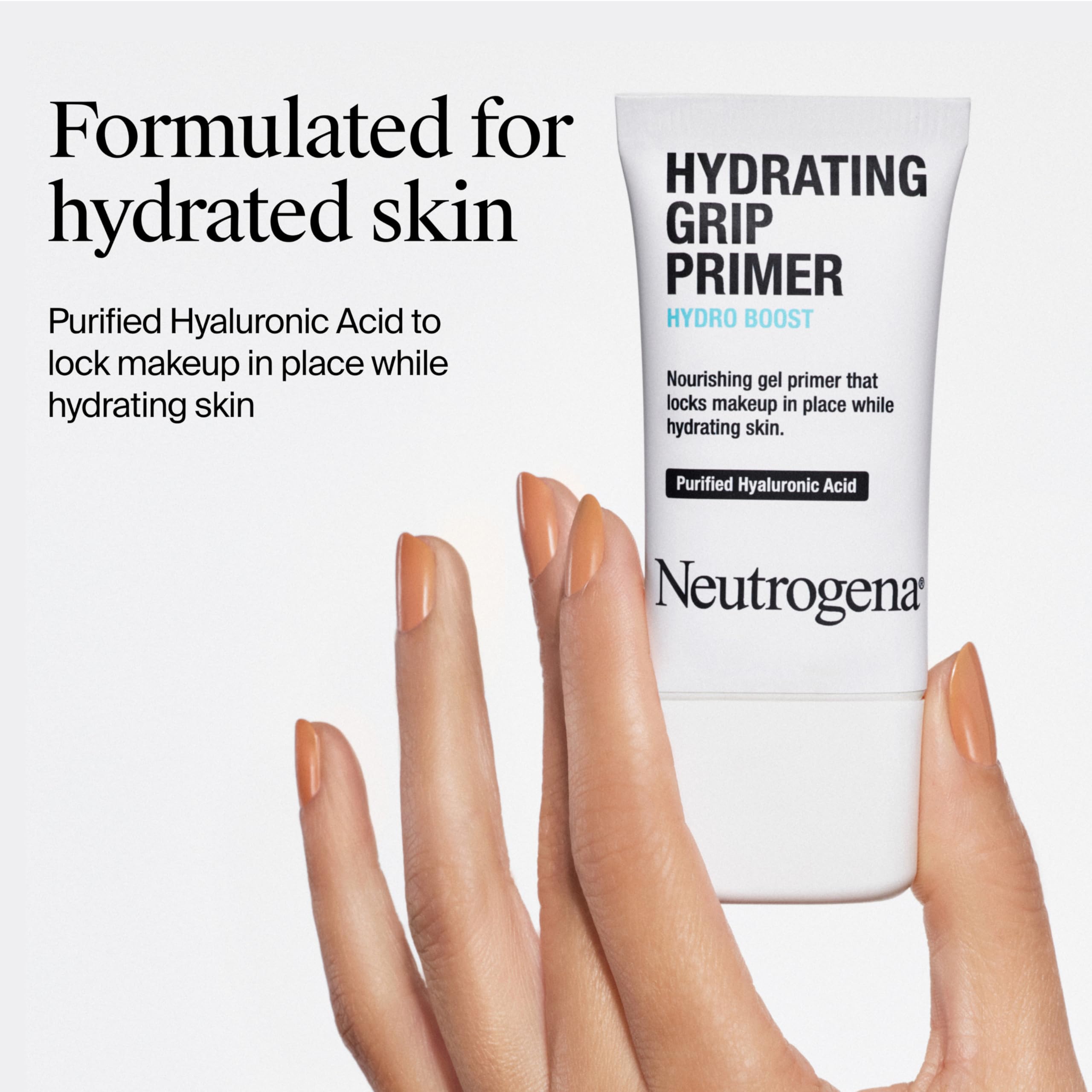 Neutrogena Hydro Boost Primer, acabado humedo para un look luminoso.
