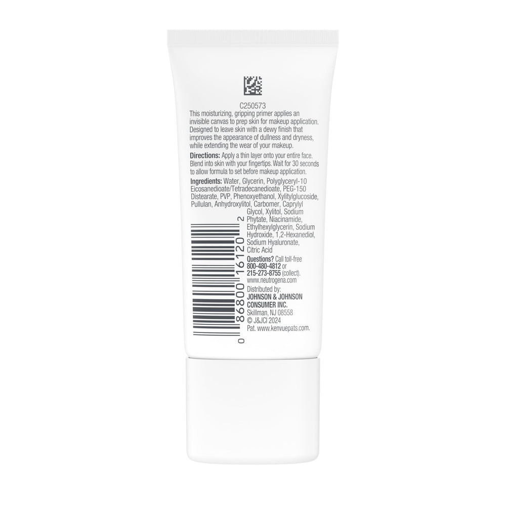 Neutrogena Hydro Boost Primer, base pre-maquillaje para un lienzo suave.