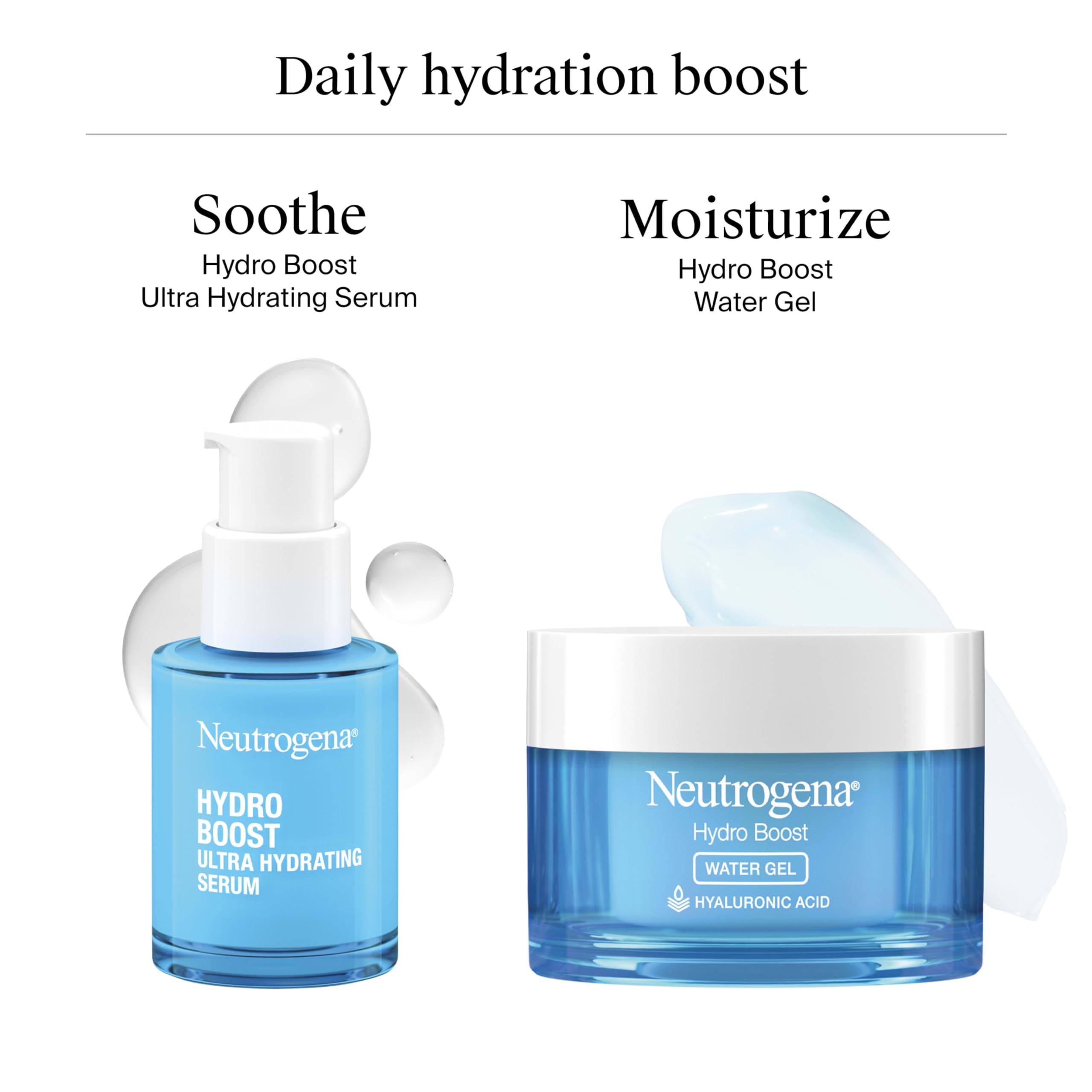 Neutrogena Hydro Boost, piel seca y sensible se beneficia de su fórmula suave.