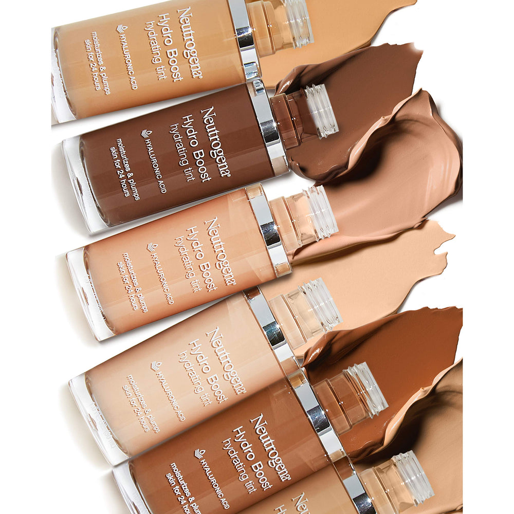 Neutrogena Hydro Boost Tinte Hidratante, acabado natural sin sensación pesada.