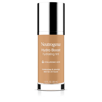 Neutrogena Hydro Boost Tinte Hidratante, aplicación suave para piel seca y natural.