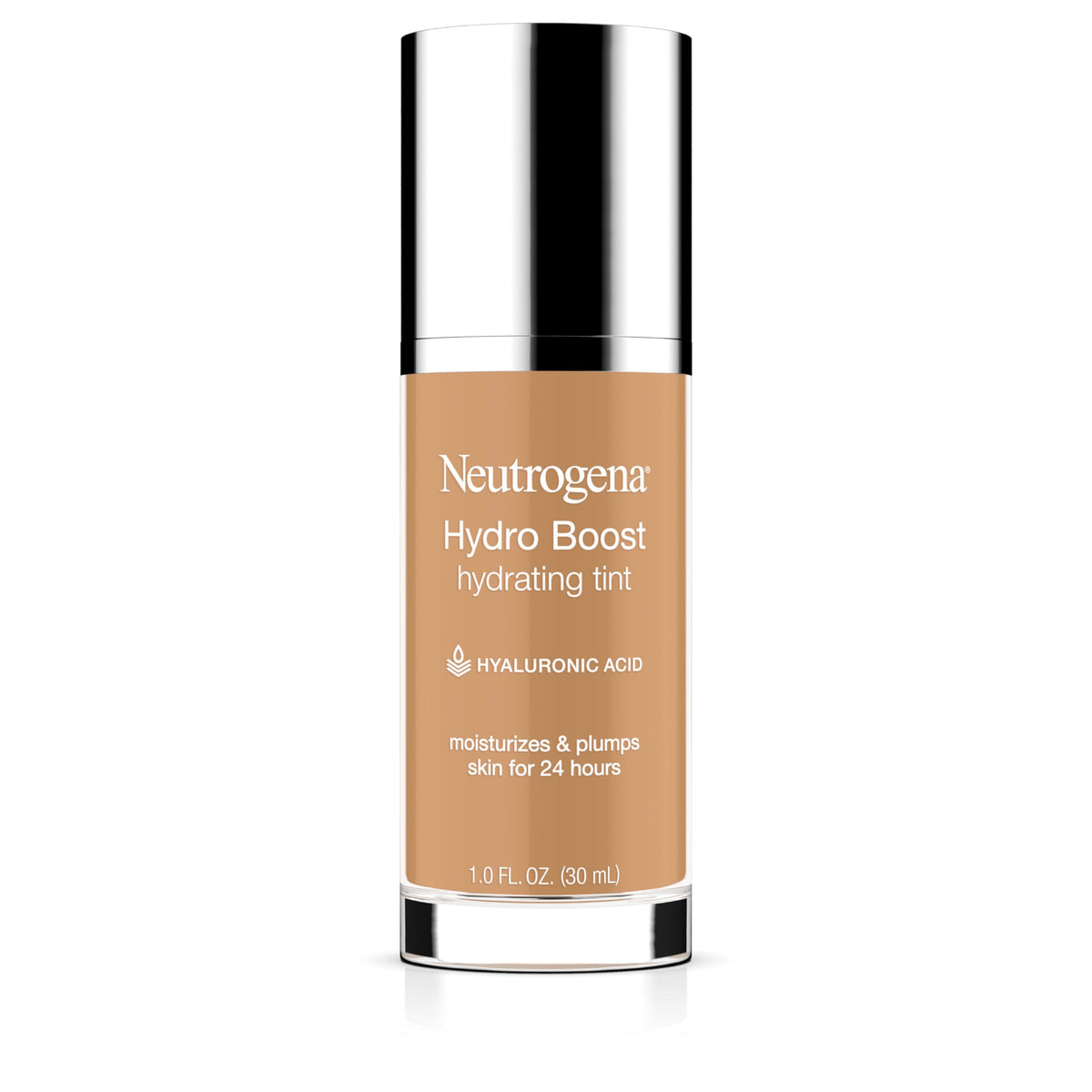 Neutrogena Hydro Boost Tinte Hidratante, aplicación suave para piel seca y natural.