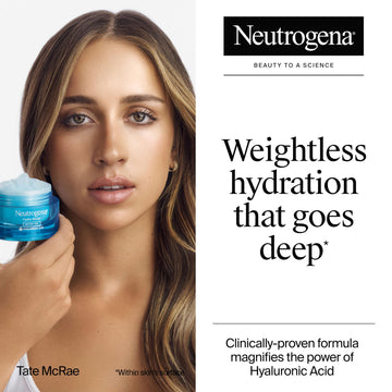 Neutrogena Hydro Boost Water Gel textura en gel no grasa y suave.
