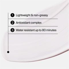 Neutrogena Invisible Daily Defense sunscreen lotion with antioxidant complex combating environmental irritants
