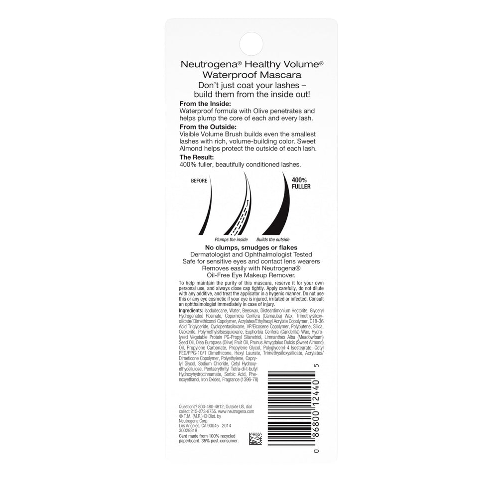 Neutrogena Mascara fácil de quitar con desmaquillante libre de aceite.