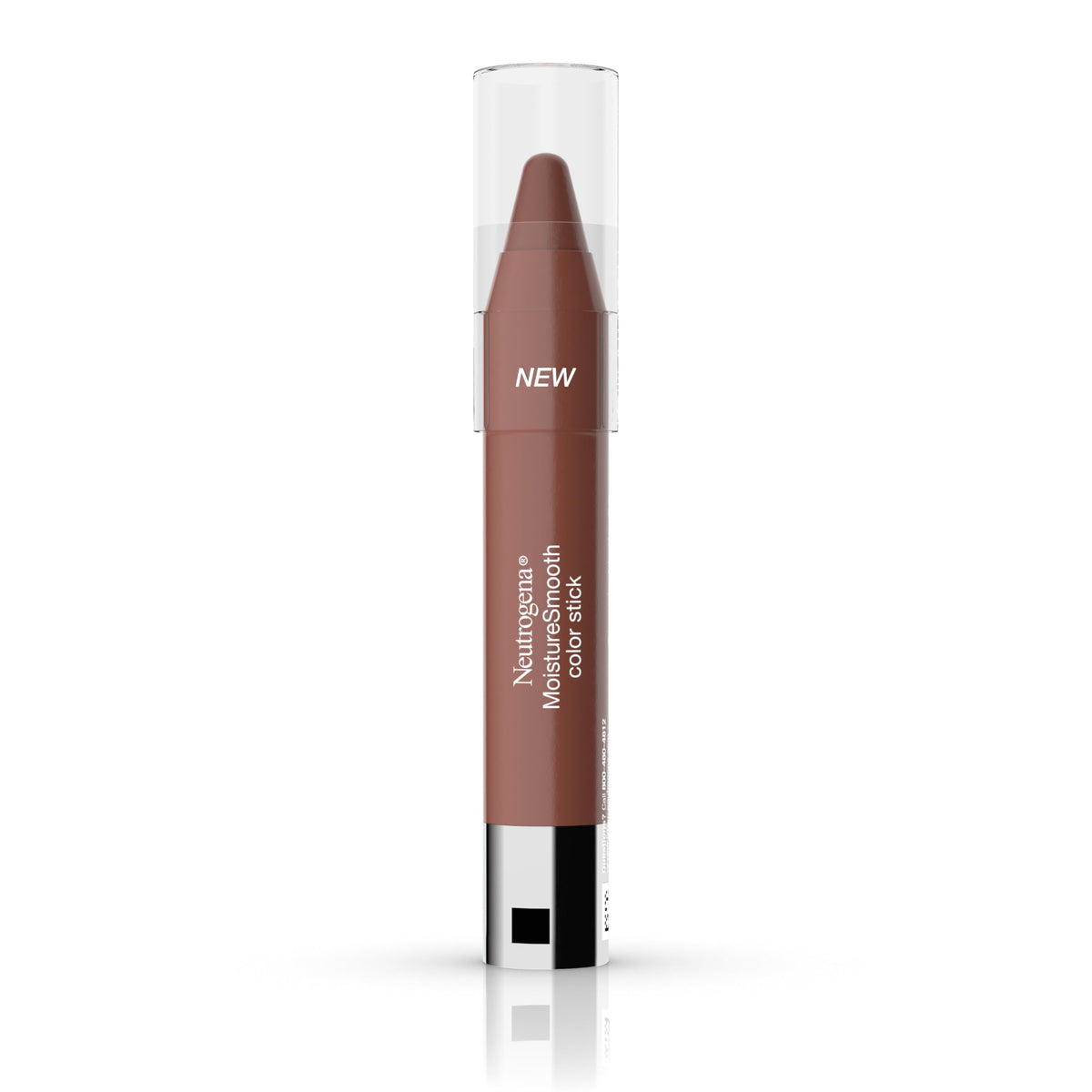 Neutrogena MoistureSmooth Barra de color, tubo 0,31 g, hidratación rápida para labios