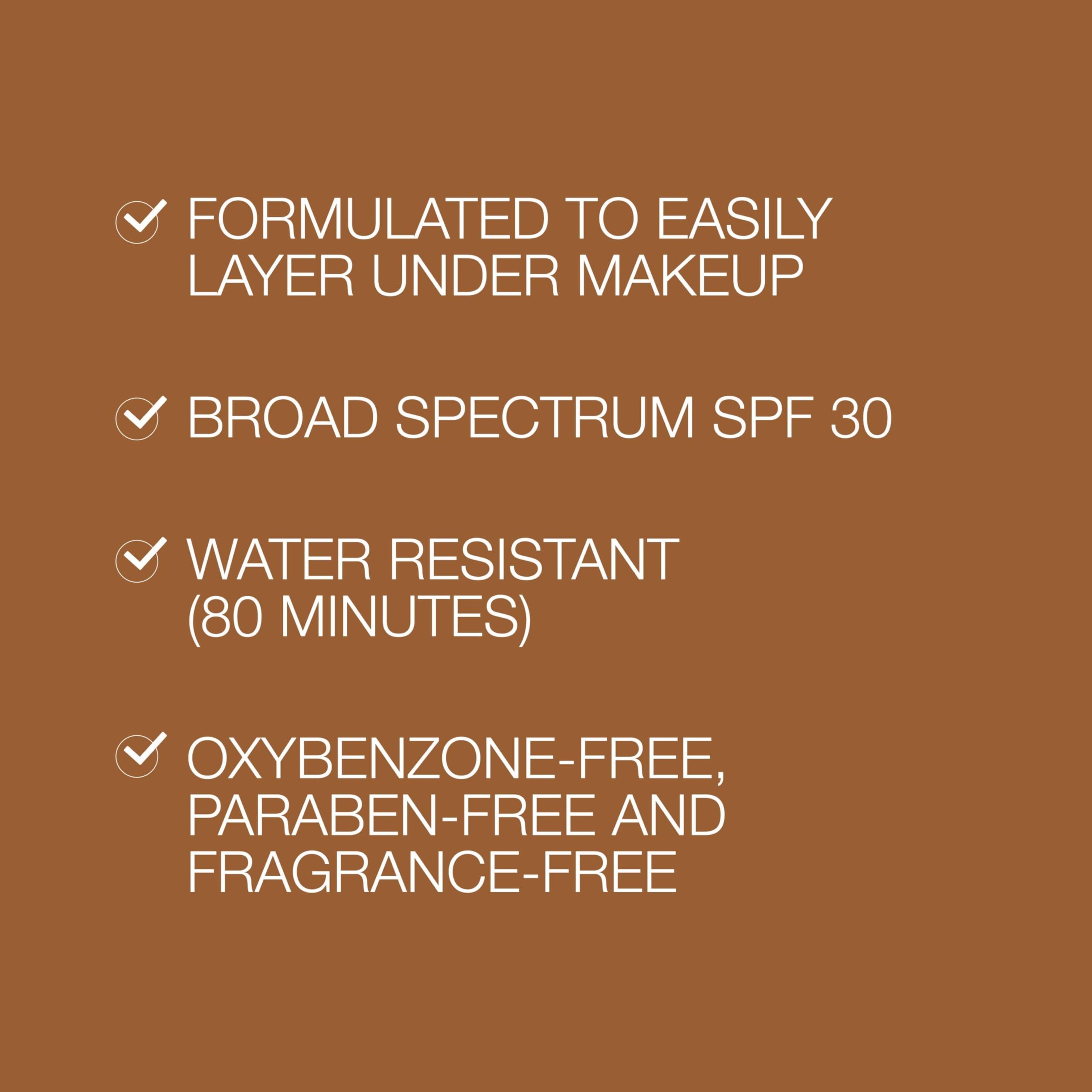Neutrogena Purescreen: protección UV SPF 30 para el rostro.