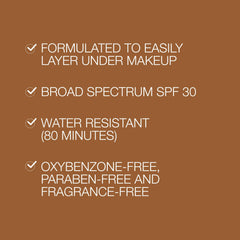 Neutrogena Purescreen: protección UV SPF 30 para el rostro.