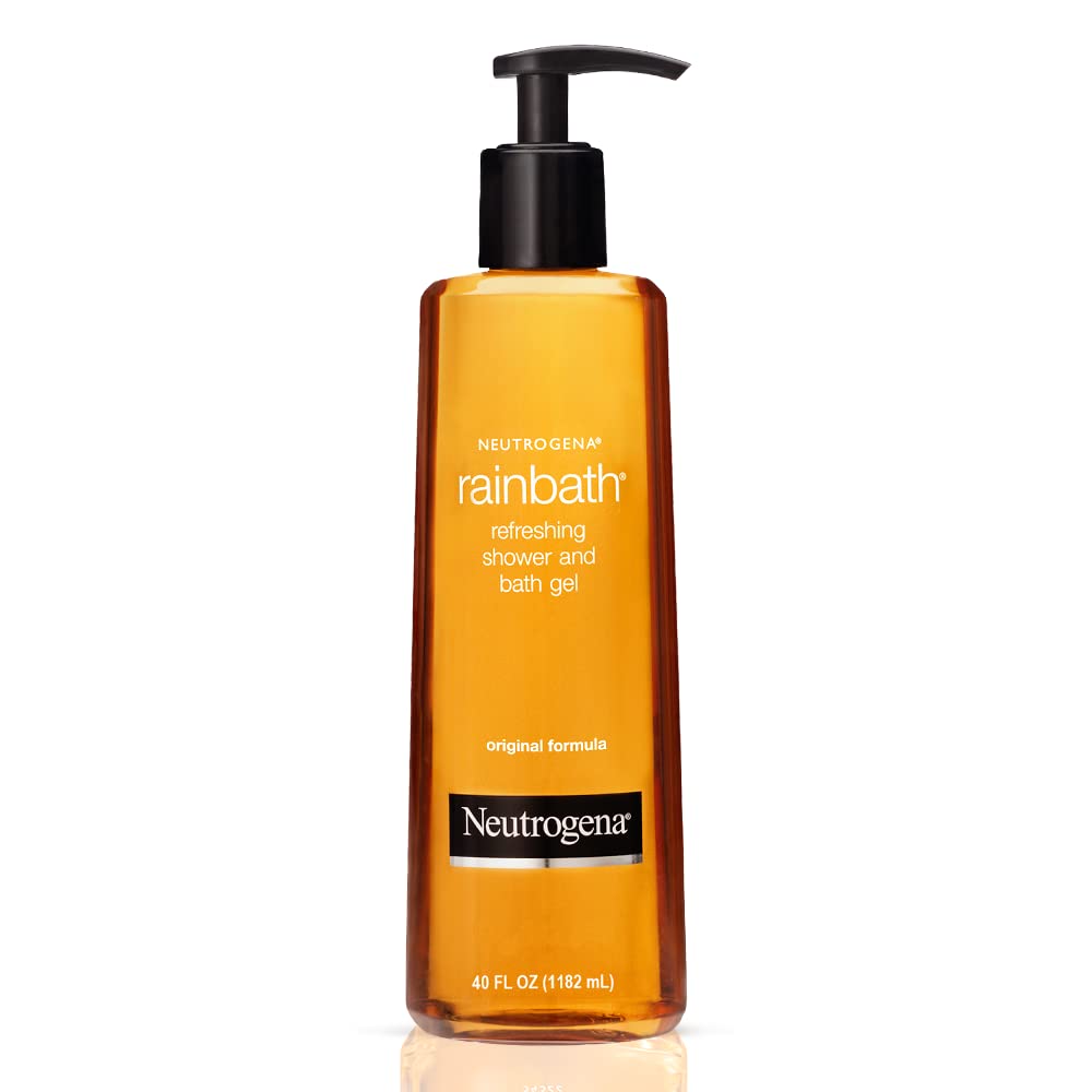 Neutrogena Rainbath, bouteille 40 oz, format mega, rafraîchit la peau.