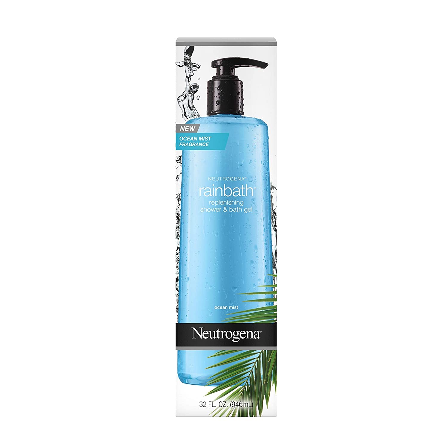 Neutrogena Rainbath bruma oceánica en la ducha, aroma refrescante.