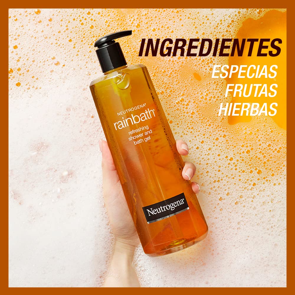 Neutrogena Rainbath usage quotidien dans la douche, peau propre et agréable.