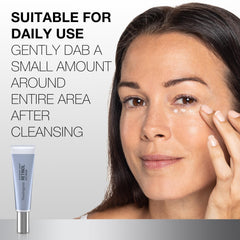 Neutrogena Rapid Wrinkle Repair Eye Crema con acido hialuronico, hidratacion visible.