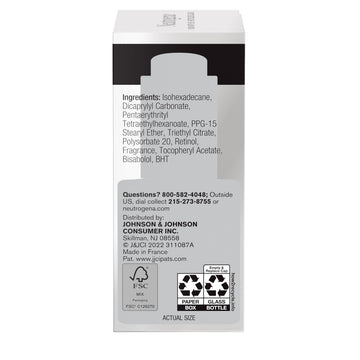 Con Neutrogena Rapid Wrinkle Repair aplica 4–5 gotas mañana y noche