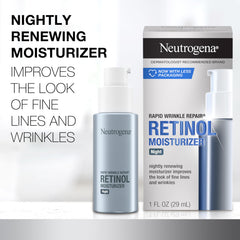 Neutrogena Rapid Wrinkle Repair – crème-nuit, soin hydratant pour peau réveillée.