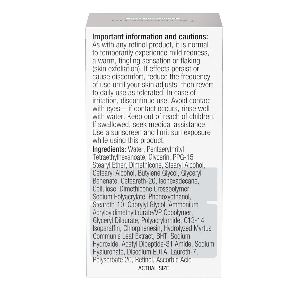 Fórmula apta para todo tipo de piel en Neutrogena Pro+ Eye Cream.
