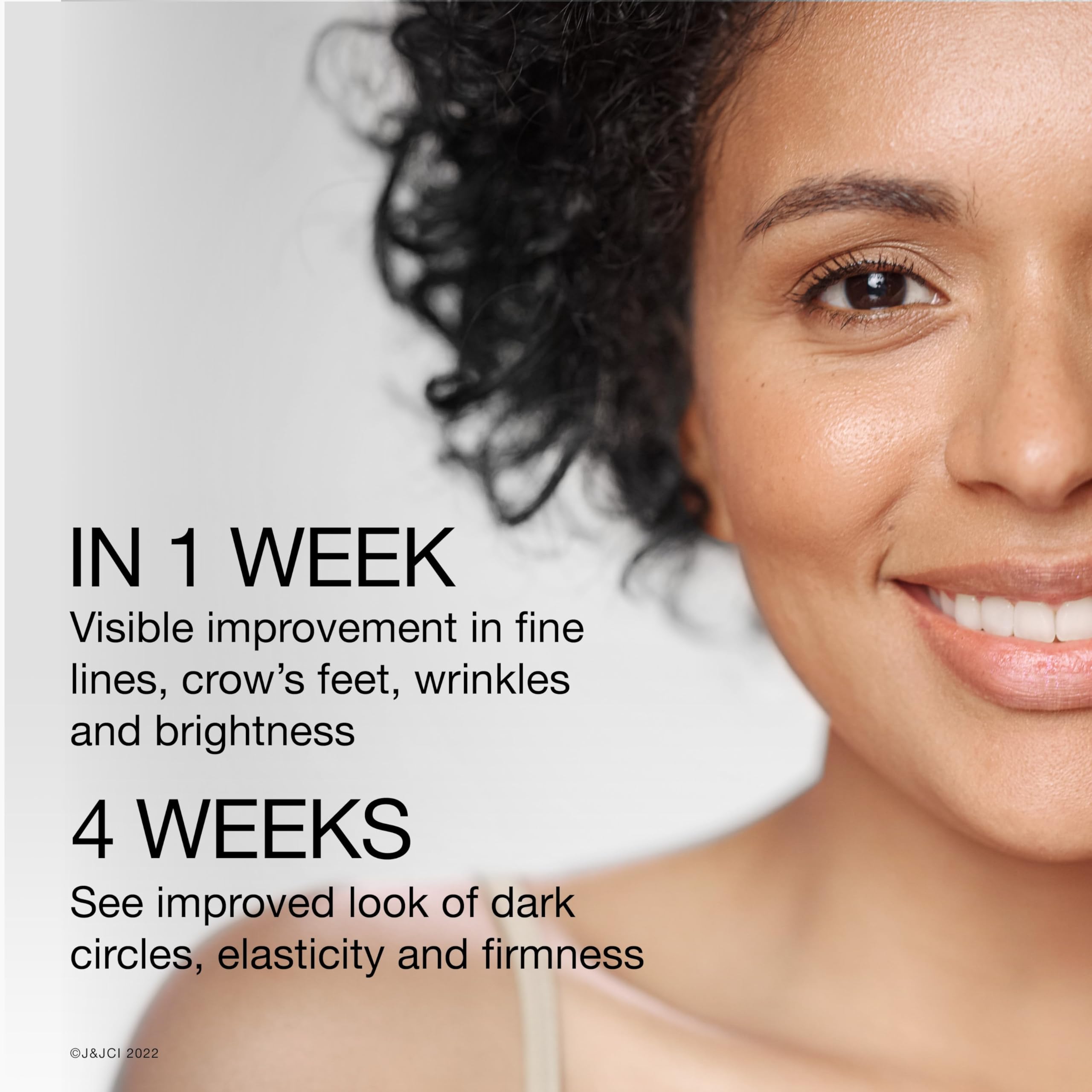 Uso nocturno suave alrededor de los ojos con Neutrogena Pro+ Eye Cream.