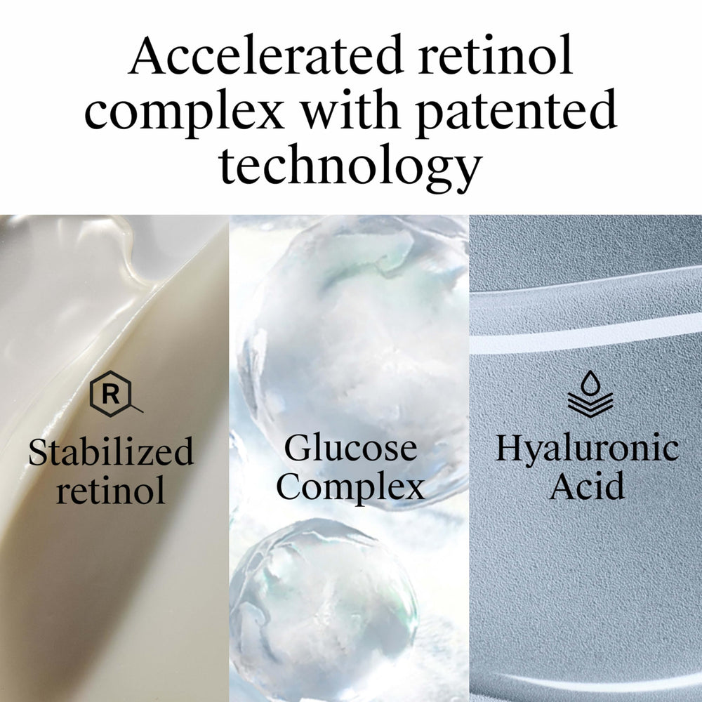 Retinol puro en Neutrogena Rapid Wrinkle Repair para antiarrugas.
