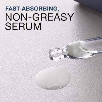 Neutrogena Rapid Wrinkle Repair Serum packaging front highlights fragrance-free, paraben-free formula