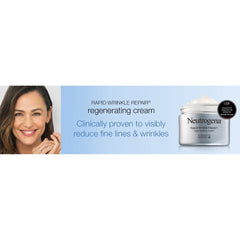 Neutrogena Rapid Wrinkle Repair textura cremosa ayuda a suavizar líneas.