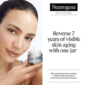 Neutrogena Rapid Wrinkle Repair texture closeup on skin