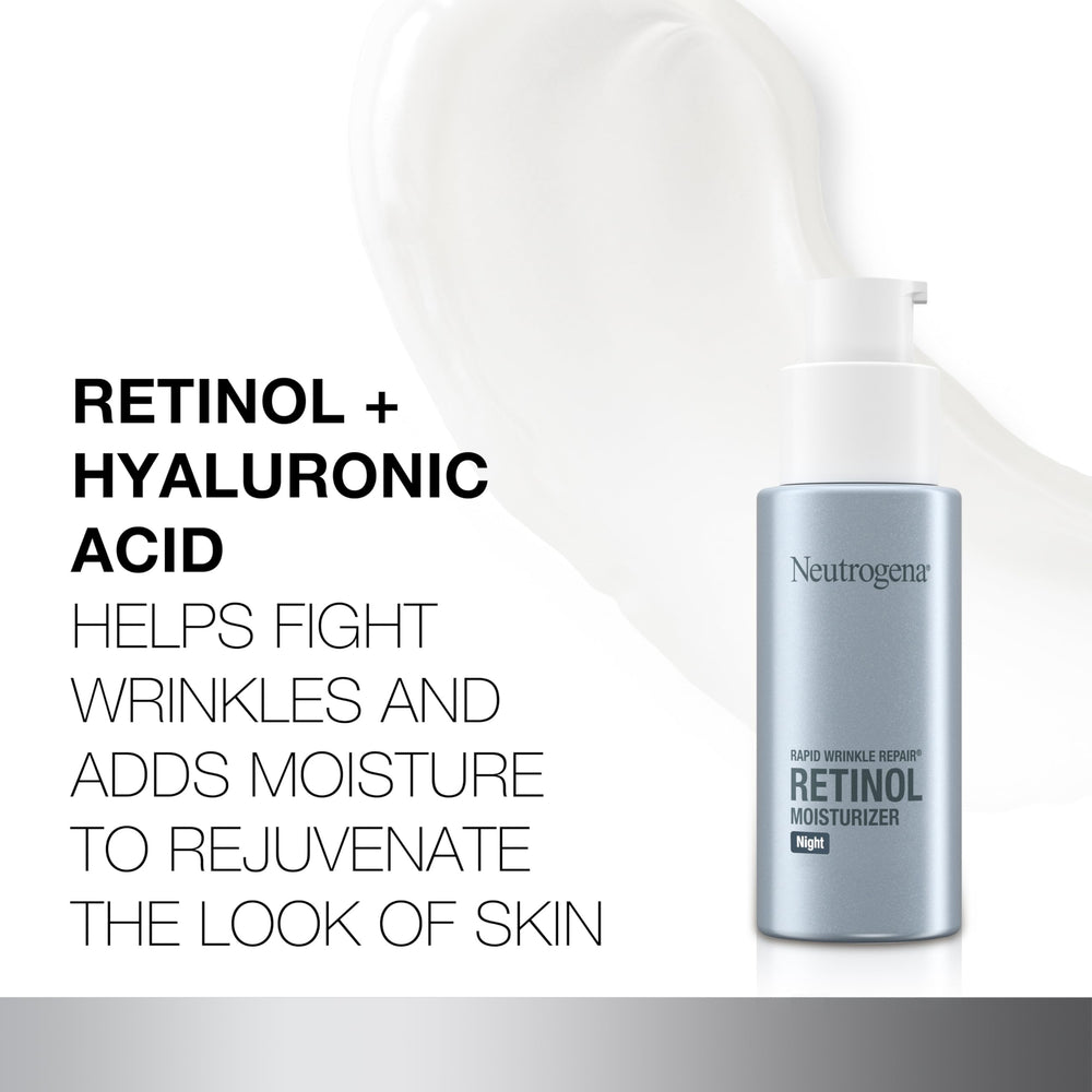 Neutrogena Rapid Wrinkle Repair – texture-creme, absorption rapide lors de votre rituel.