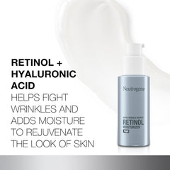 Neutrogena Rapid Wrinkle Repair – texture-creme, absorption rapide lors de votre rituel.
