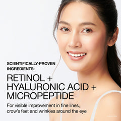 Textura crema suave de Neutrogena Retinol Pro+ para uso nocturno.