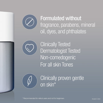 Frasco de 1-7oz de Neutrogena Retinol Pro+ para rutina nocturna.