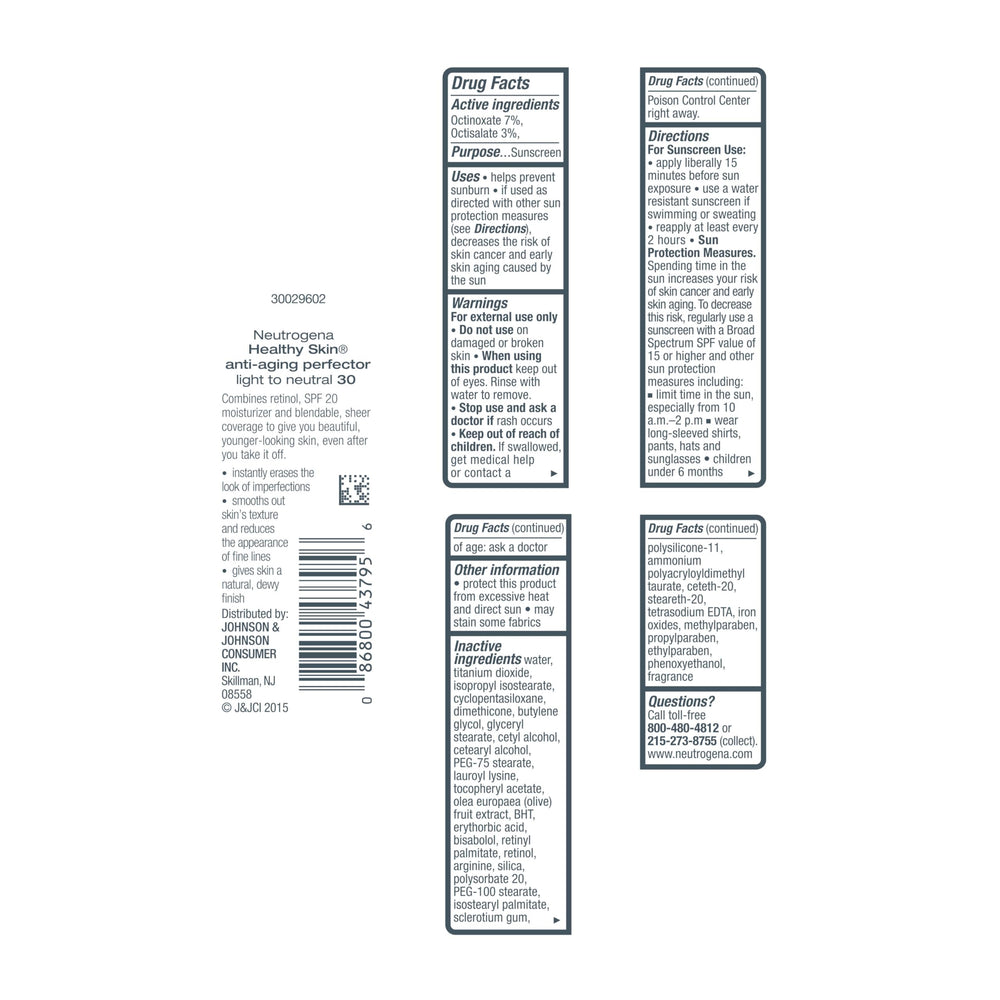 Neutrogena Retinol Tratamiento Textura Suave, sensación sedosa en la piel